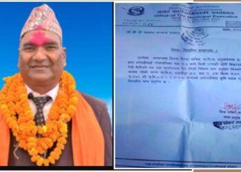 बाटो नै नभएको ठाउँलाई नगर प्रमुखद्वारा बाटोको सिफारिश