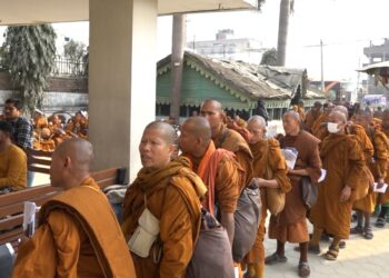 २ महिना लगाएर नेपाल आइपुगे थाइल्यान्डका भिक्षुहरू