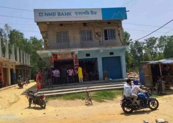 महोत्तरीमा दिनदहाडै बैंक लुटियो