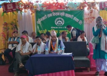 कुम्भिखाडि साना किसान कृषि सहकारी संस्थाको अध्यक्षमा पुर्ण:सुकदेब सिंह