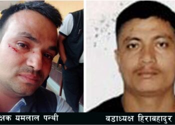 वडाध्यक्ष हिराबहादुरले कुटे शिक्षक