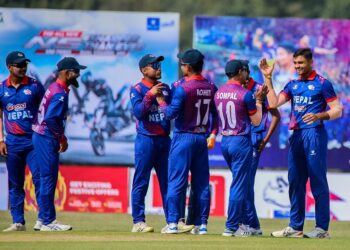 यूएईलाई हराउँदै त्रिदेशीय टी–२० शृङ्खलामा नेपालकाे विजयी शुरुवात