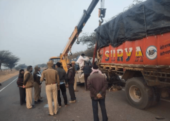 भारतीय प्रधानमन्त्री मोदीको सुरक्षामा गइरहेका ६ जना प्रहरीको दुर्घटनामा मृत्यु