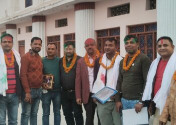 सिरहा सुन चाँदी व्यवसायी संघको  अध्यक्षमा सनतोष साह सर्वसम्मत
