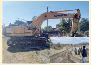 सिरहामा स्काभेटर ठेकेदारसहित दुई जना पक्राउ