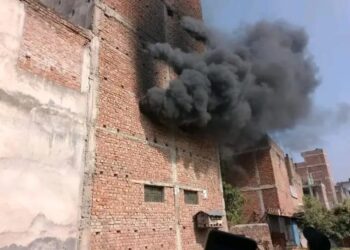 लहानमा साइकल स्टोरमा आगलागी, लाखौँको क्षति
