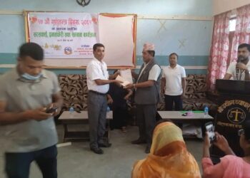 गोलबजार नगरपालिकाले गणतन्त्र दिवस विभिन्न कार्यक्रम गरी मनाइए