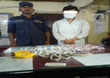 गोलबजार ल्याउदै गरेको चाँदीको गहनासहित एक युवक पक्राउ