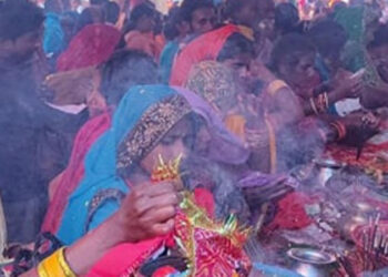 सिरहाको शक्तिपीठहरुमा देवी दुर्गाको खोइछ’ भरिँदै