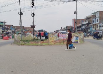गोलबजार हटिया सडकबाट हटाइयो, गुद्री हाट बजार व्यवस्थित हुदै