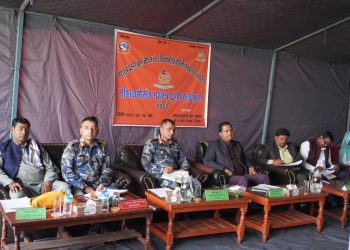 सिरहामा अपराध रोक्न सीमाबासीसँग सशस्त्र प्रहरी