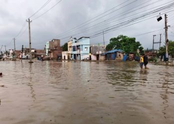 सिरहामा पानीको निकास नहुदा सामान्य वर्षामै जलमग्न सिरहा सदरमुकाम