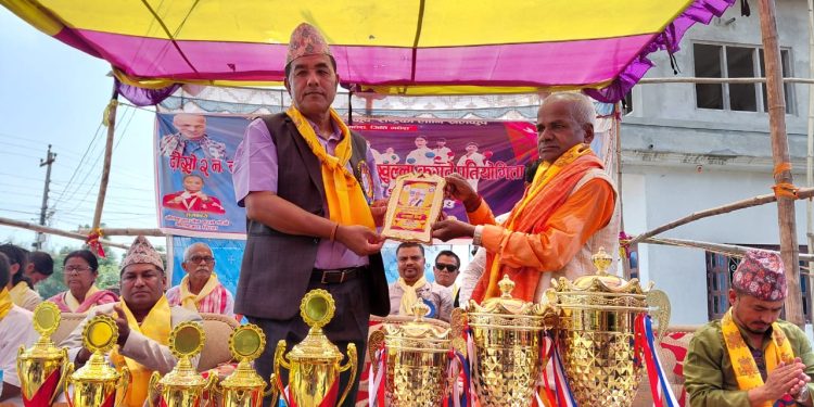 गोलबजारमा सप्पन्न अन्तर प्रदेश खुल्ला करातेको प्रथम उपाधी उदयपुरलाई