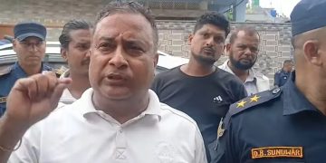 कांग्रेस नेता अभिषेक गिरी पक्राउ