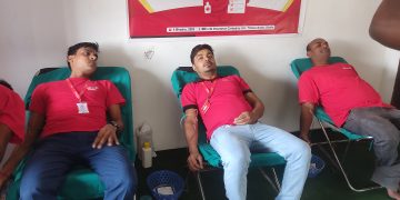 आईएमई लाइफ इन्स्योरेन्सको ९औँ वार्षिकोत्सवमा रक्तदान,