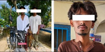 सिरहाकाे दुई जना सहित तीन जना खैरो हेरोइन सहित पक्राउ