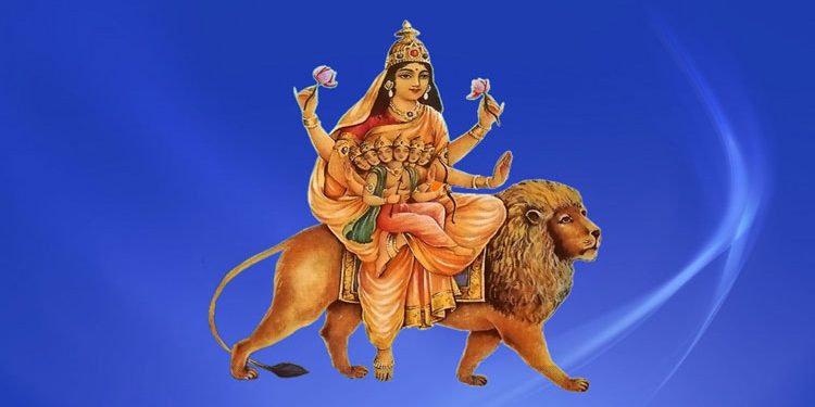नवरात्रको पाँचौँ दिन आज स्कन्दमाताको पूजा–आराधना गरिँदै