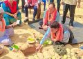 नगर प्रमुख श्रेष्ठद्वारा भुल्कियाको जनता आधारभूत विद्यालय भवनको शिलान्यास