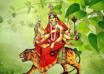 नवरात्रको तेस्रो दिन आज माता चन्द्रघण्टाको विधिपूर्वक पूजा-आराधना गरिँदै